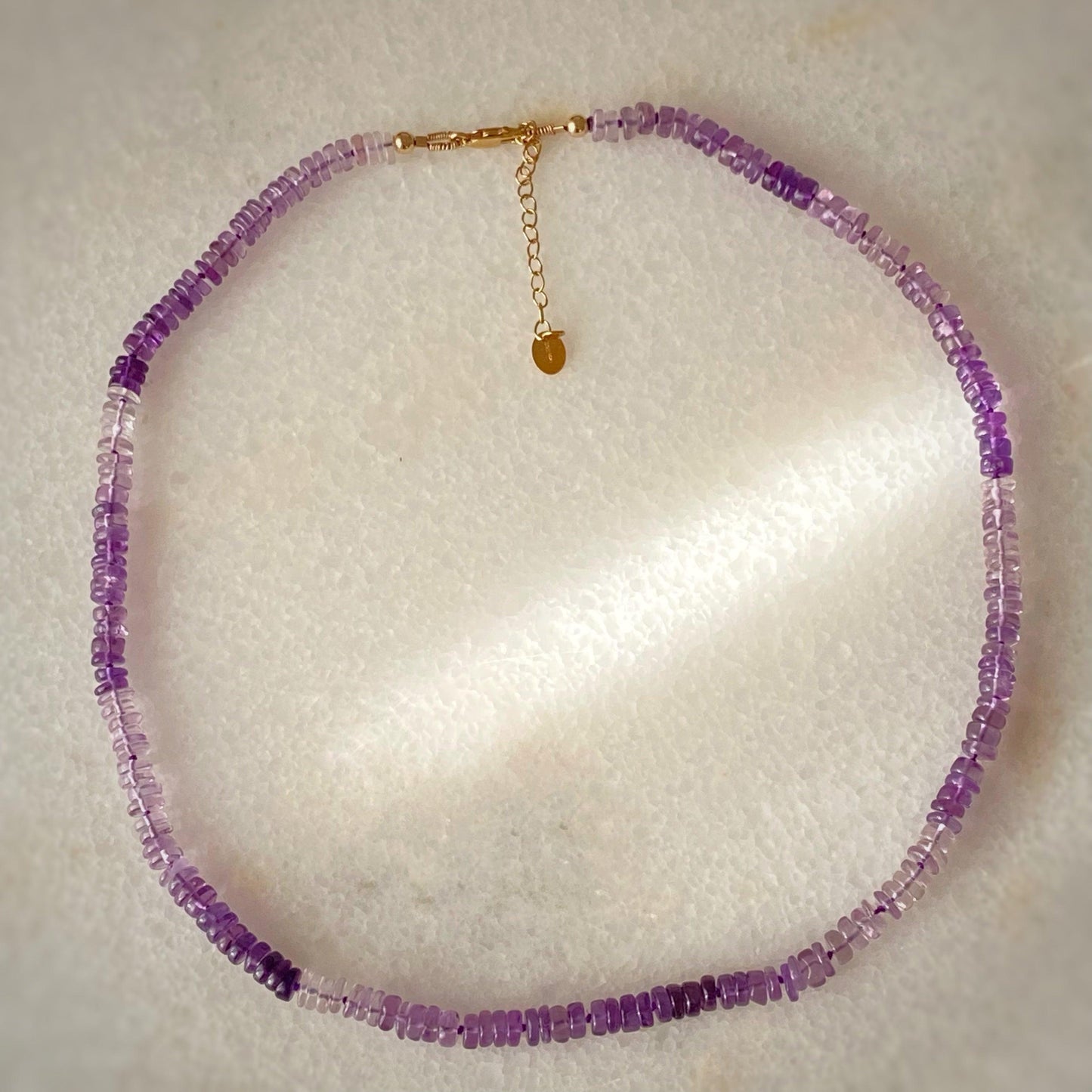 Amethyst Ombre Shaded Necklace