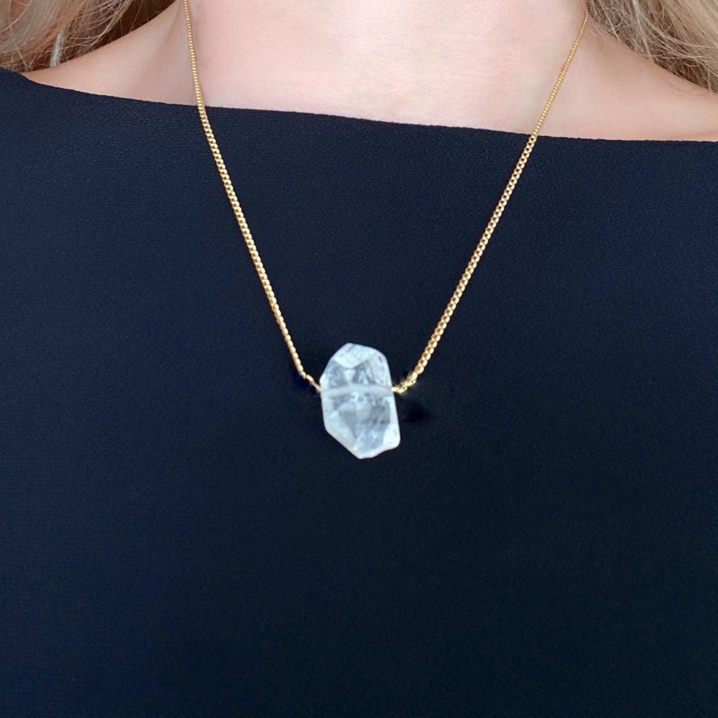 Luminous Crystal Quartz Necklace