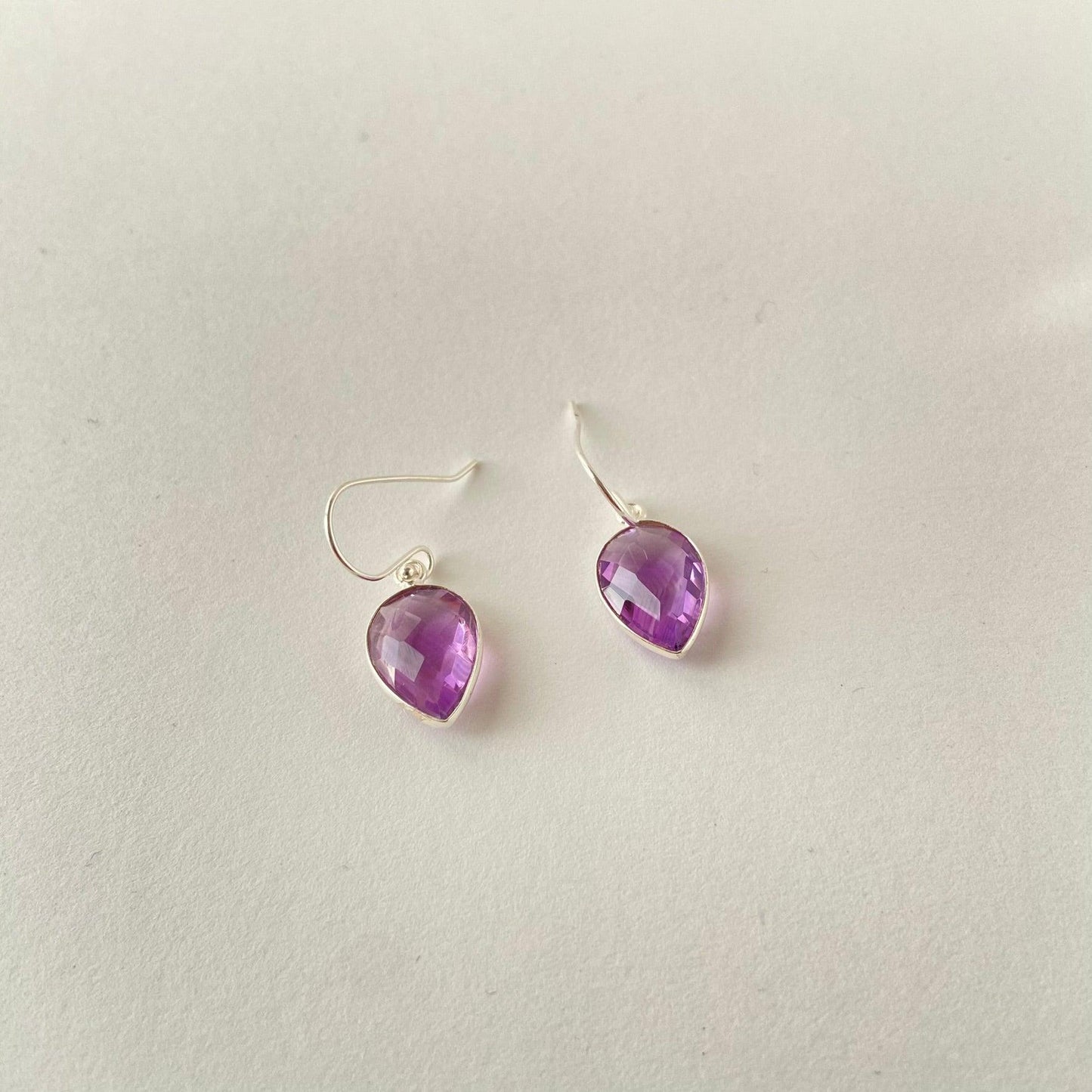 Sterling Silver Amethyst Earrings