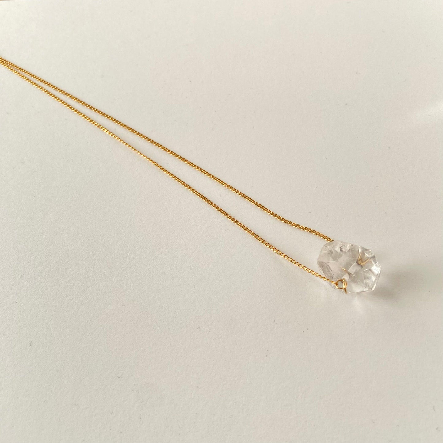 Luminous Crystal Quartz Necklace