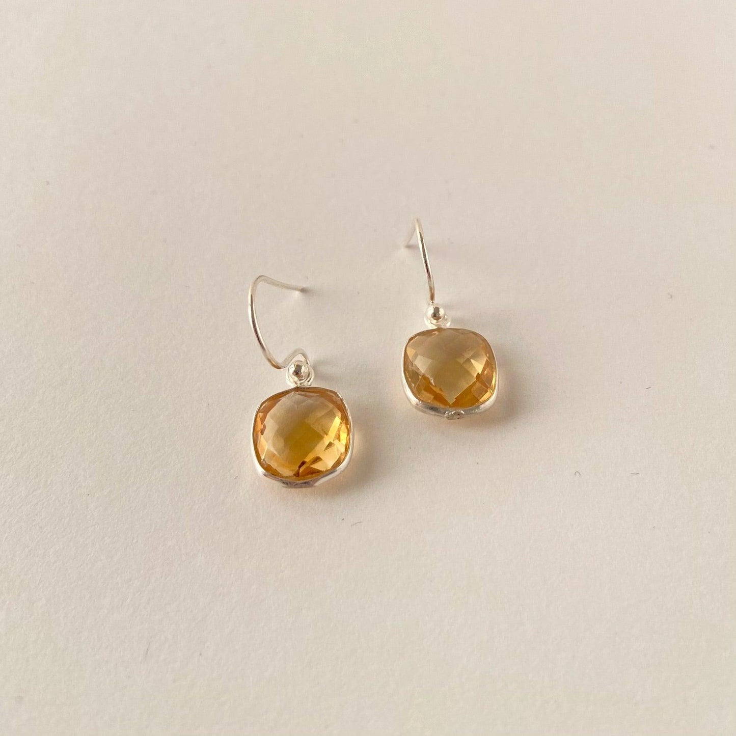 Sterling Silver Citrine Earrings