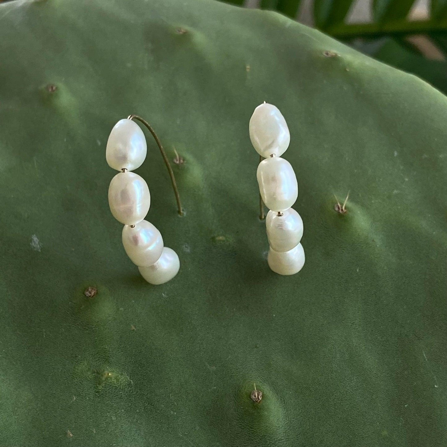 Baroque Pearl Drop Earrings