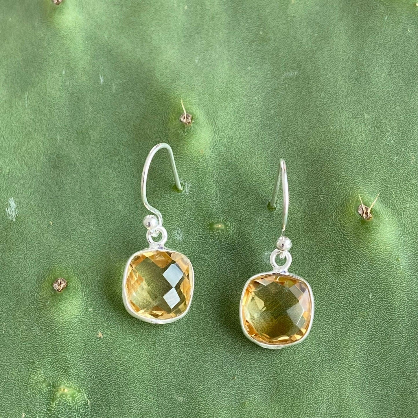 Sterling Silver Citrine Earrings