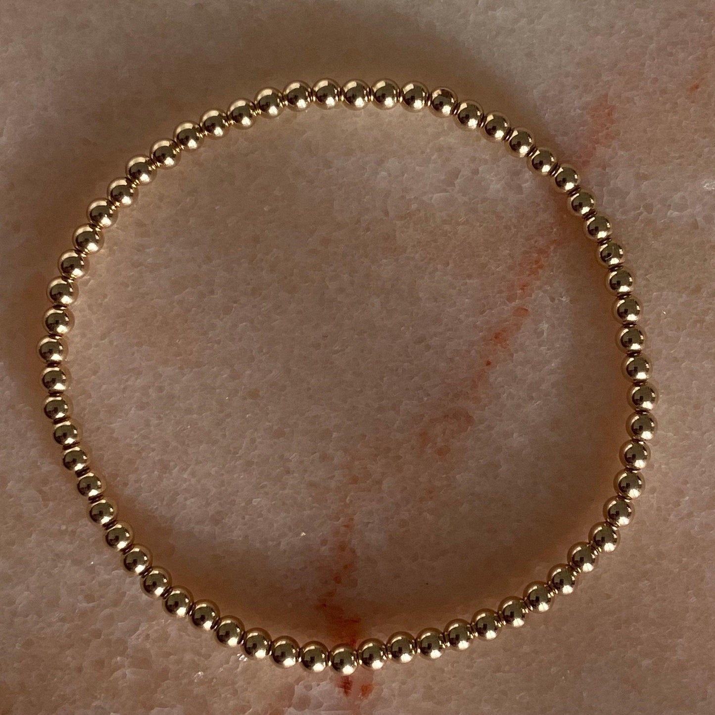 Gold Filled Beaded Ball Bracelet