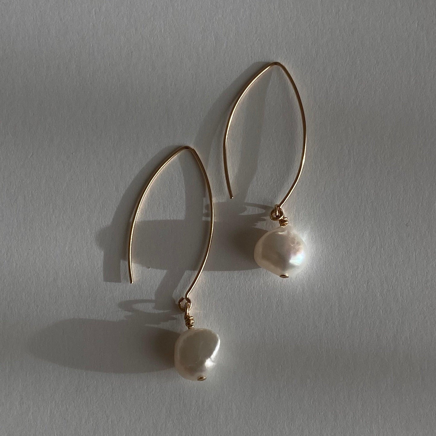 Baroque Pearl Drop Earrings