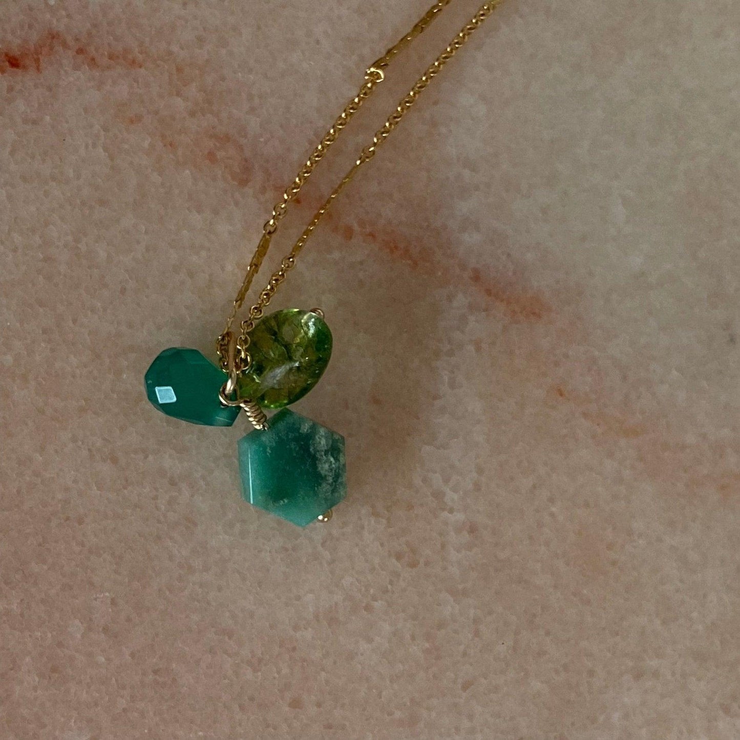 Multi Stone Necklace