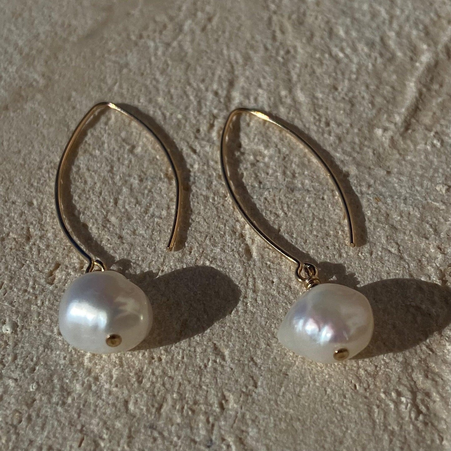 Baroque Pearl Drop Earrings