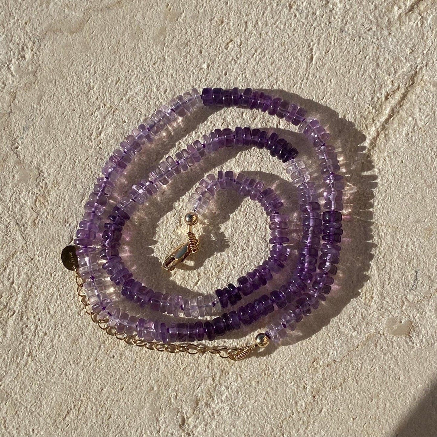 Amethyst Ombre Shaded Necklace