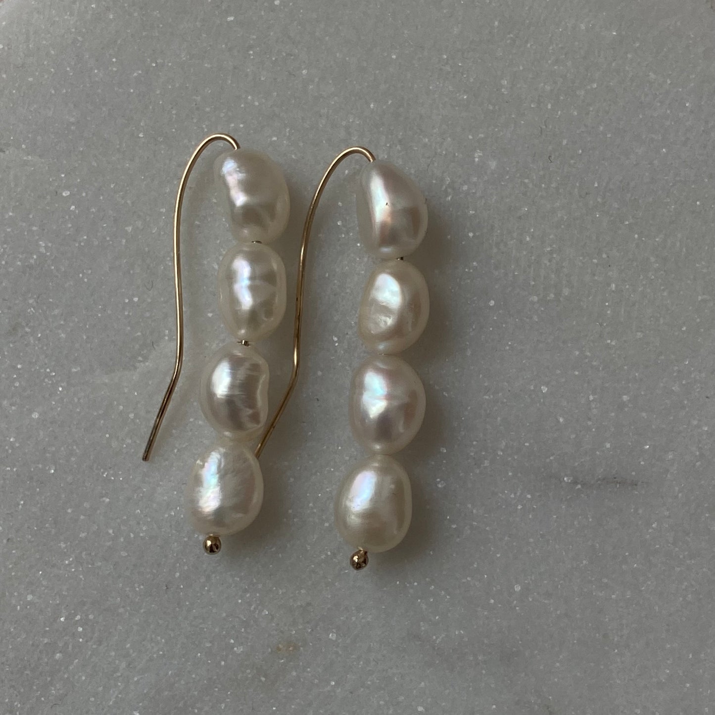 Baroque Pearl Drop Earrings