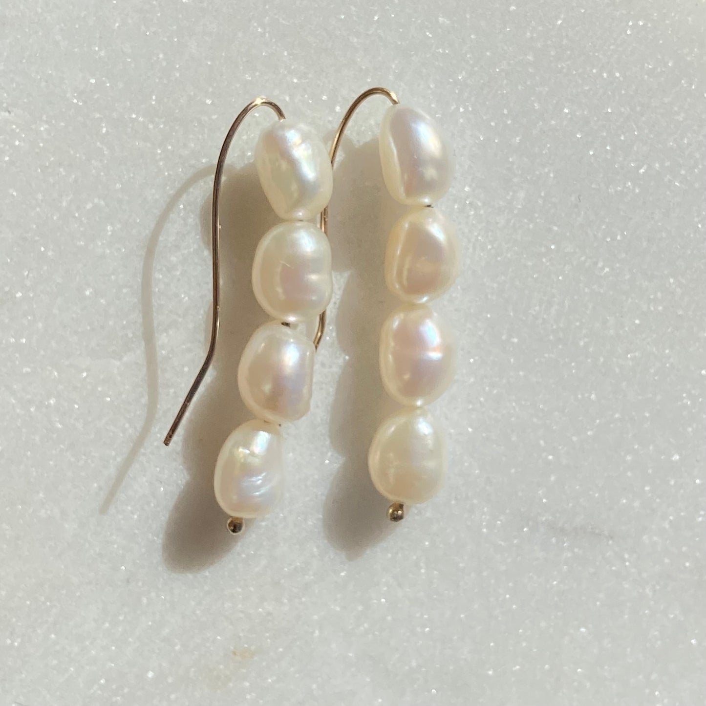 Baroque Pearl Drop Earrings