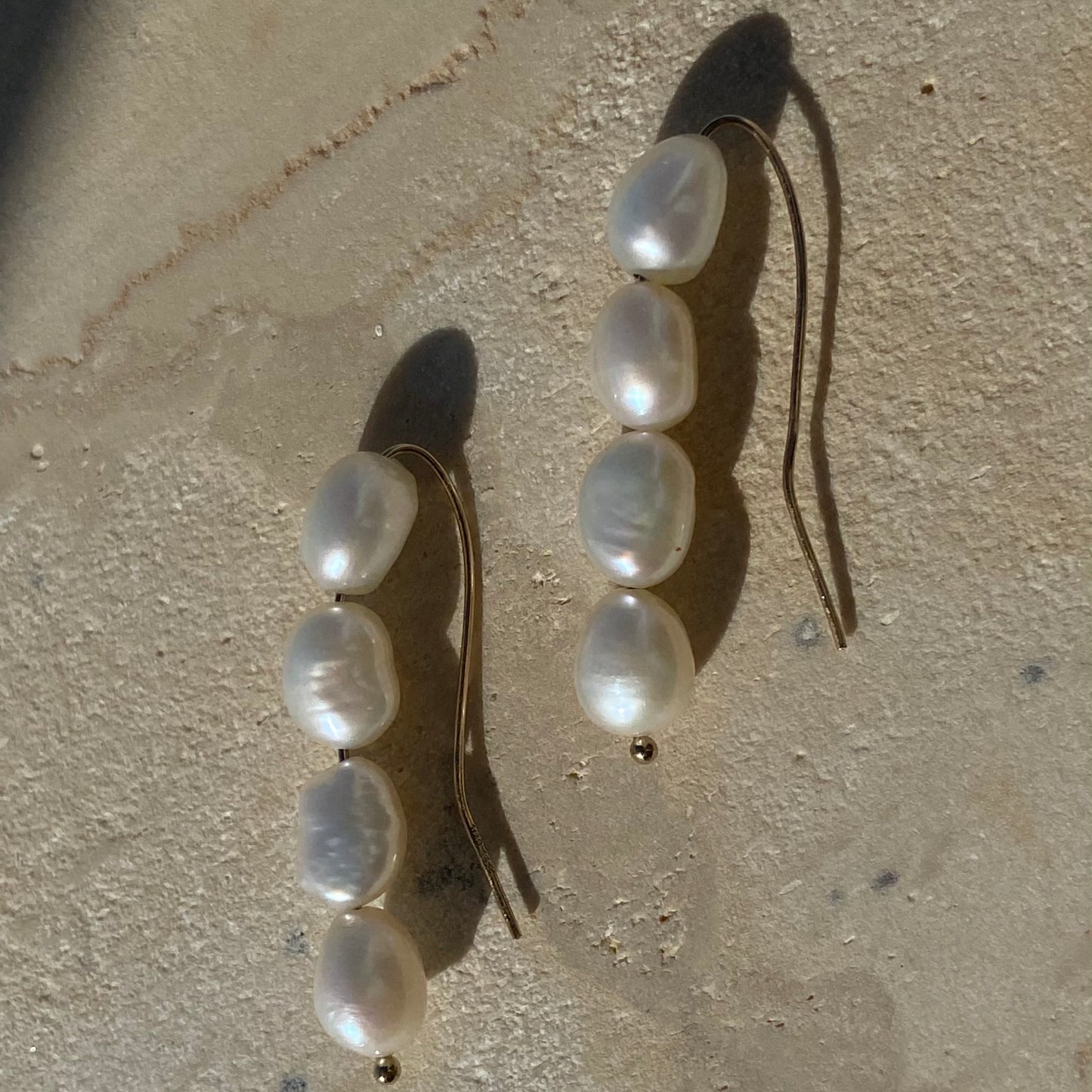 Baroque Pearl Drop Earrings