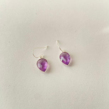 Sterling Silver Amethyst Earrings