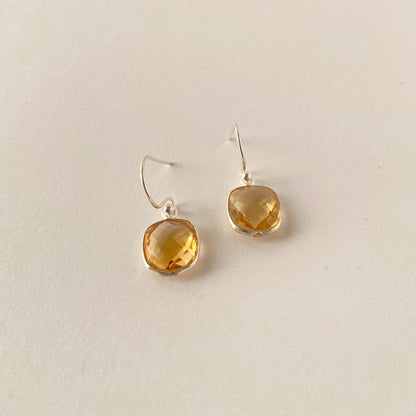 Sterling Silver Citrine Earrings
