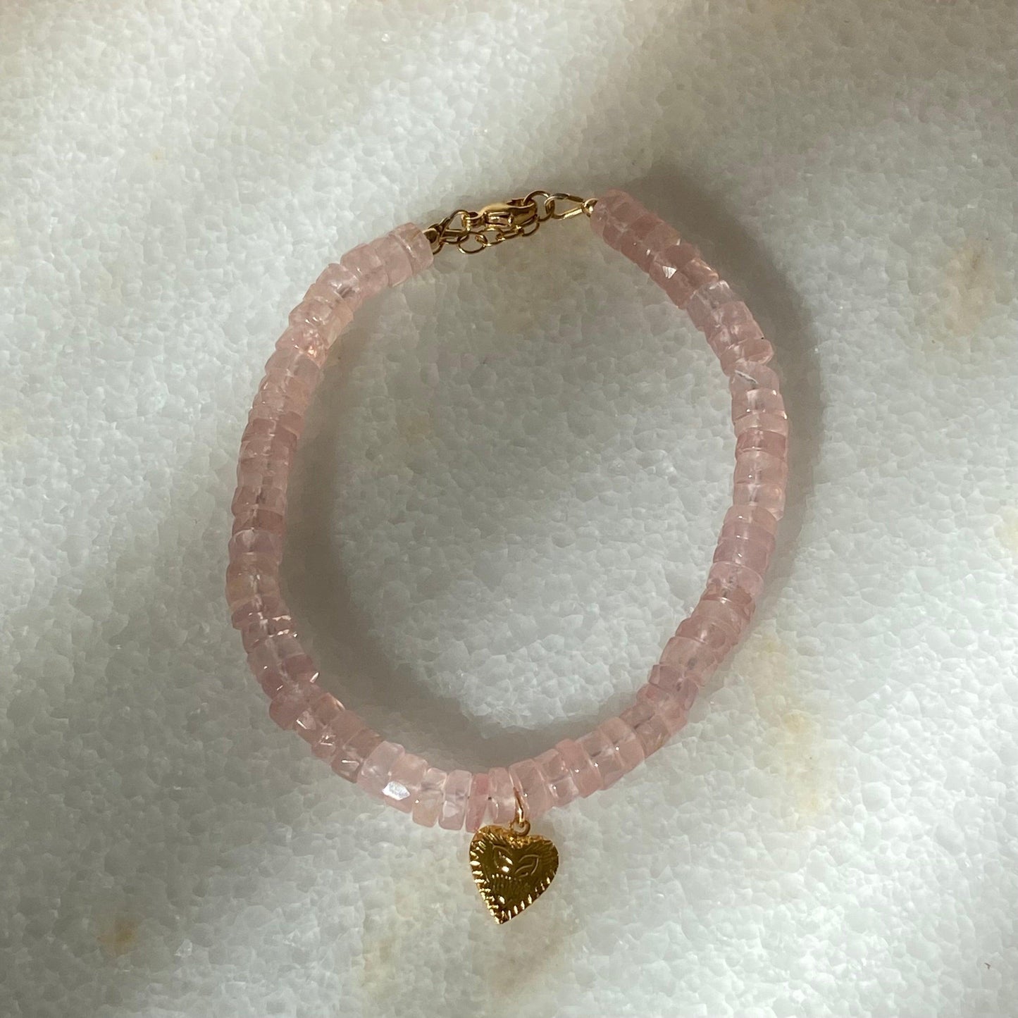 Rose Quartz Crystal Bracelet