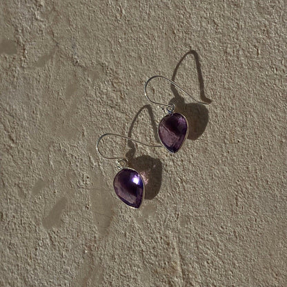 Sterling Silver Amethyst Earrings